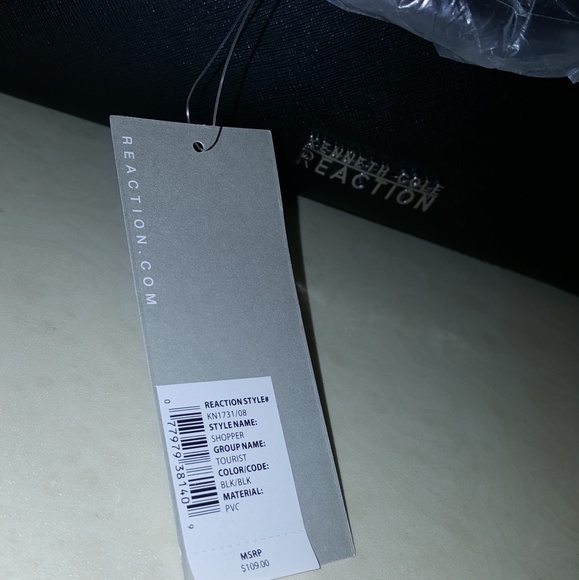 Kenneth Cole Black and Large hand bag - Picture 5 of 7